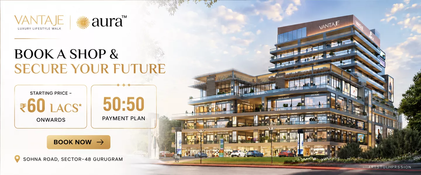 Aura Vantage Gurgaon luxury commercial development on Sohna Road